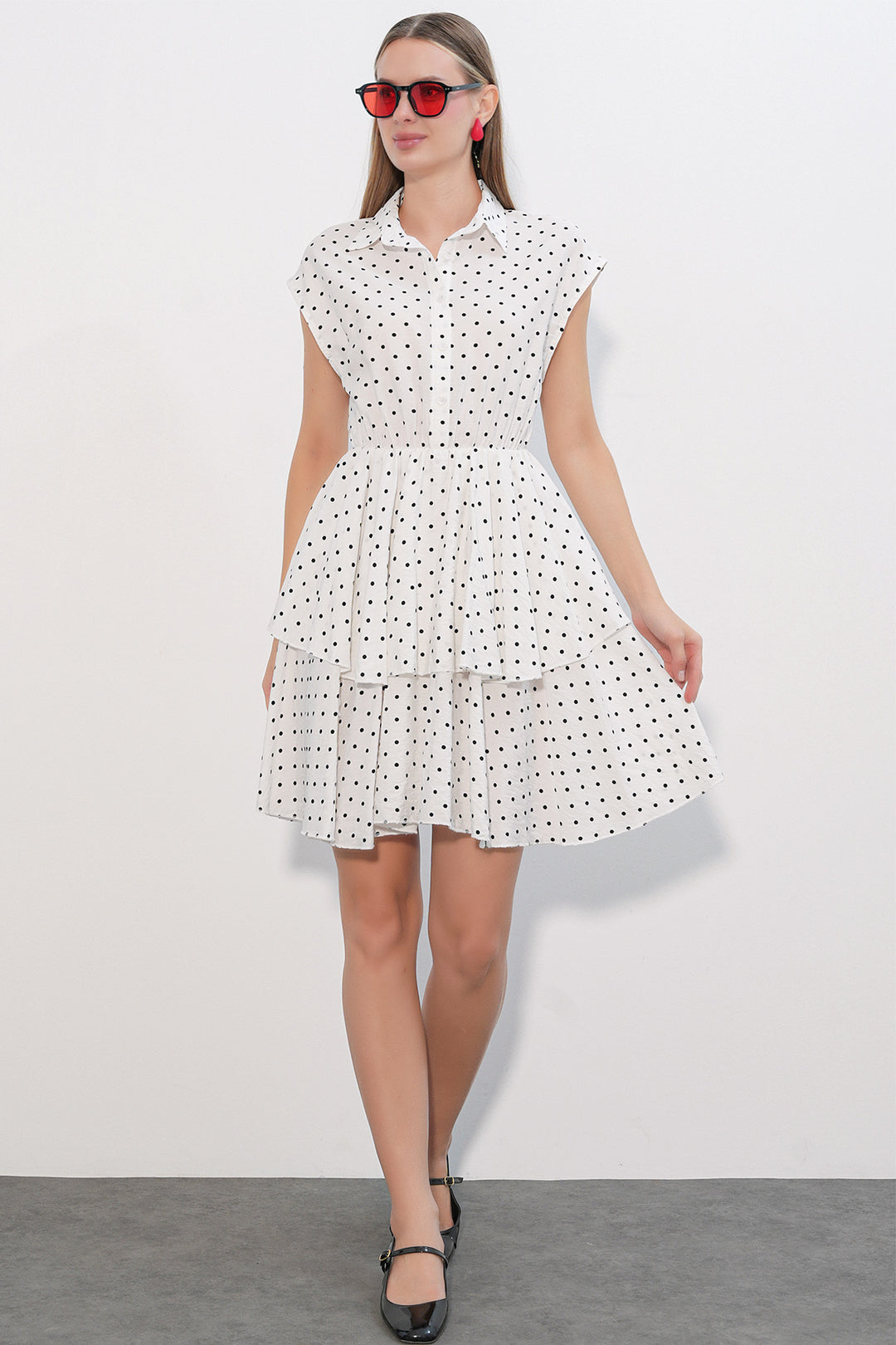 Bigdart Robe sans manches pour femme 2622 - a.Blanc