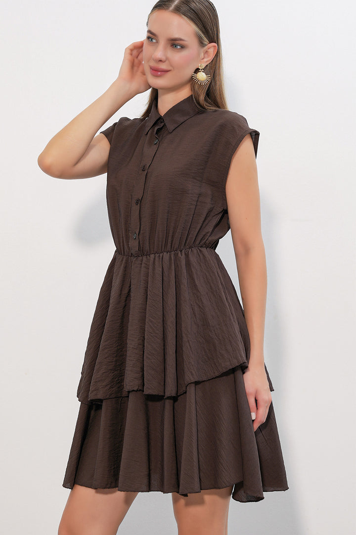 Bigdart Robe sans manches pour femme 2622 - Marron