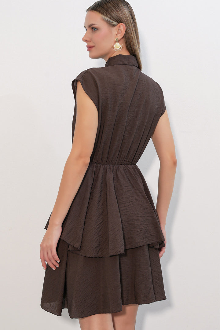Bigdart Robe sans manches pour femme 2622 - Marron