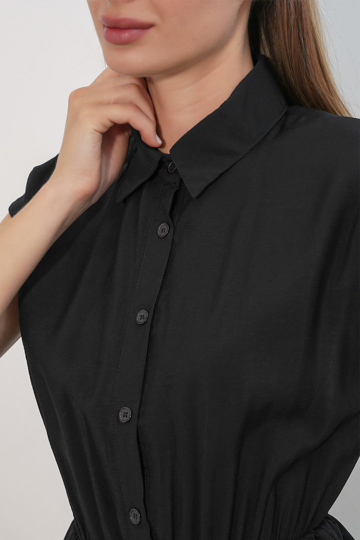 Bigdart Robe sans manches pour femme 2622 - Noir