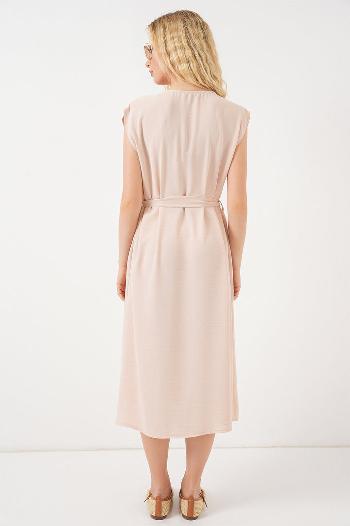 Bigdart Robe Ayrobin Femme Sans Manches 2568 - Crème