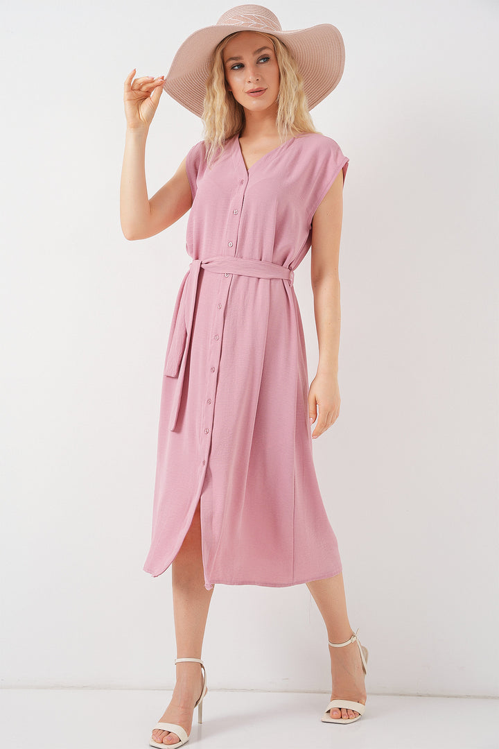Bigdart Robe Ayrobin Femme Sans Manches 2568 - Poudre