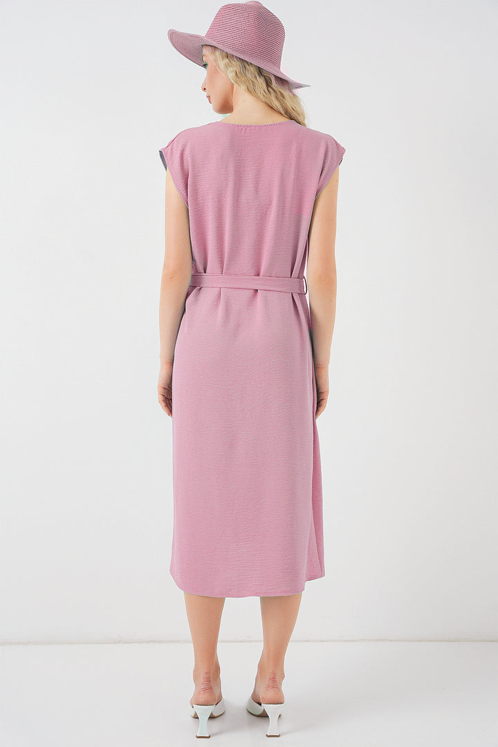 Bigdart Robe Ayrobin Femme Sans Manches 2568 - Rose Poudré