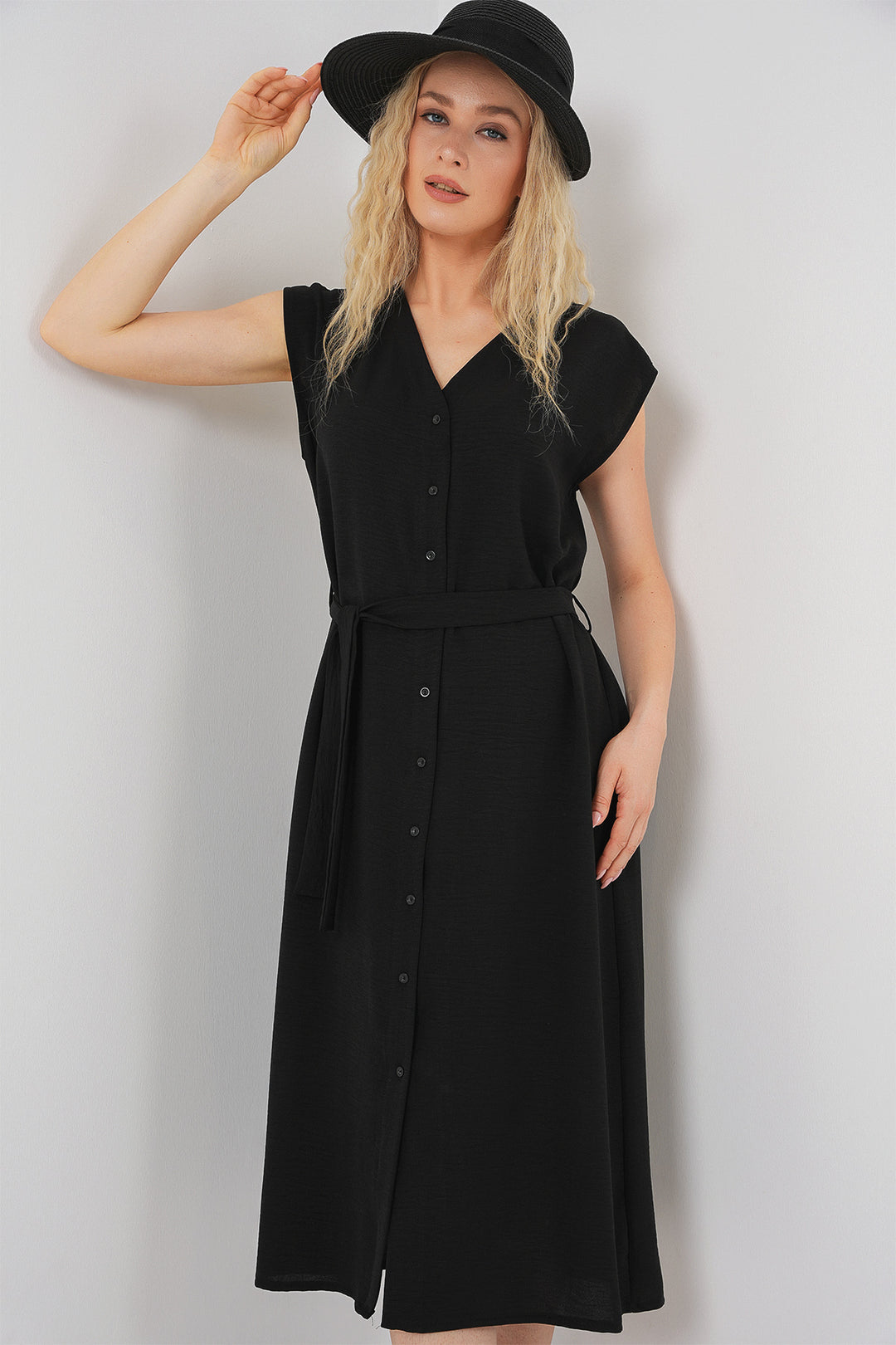Bigdart Robe Aérobin à Ceinture Sans Manches Femme 2568 - Noir
