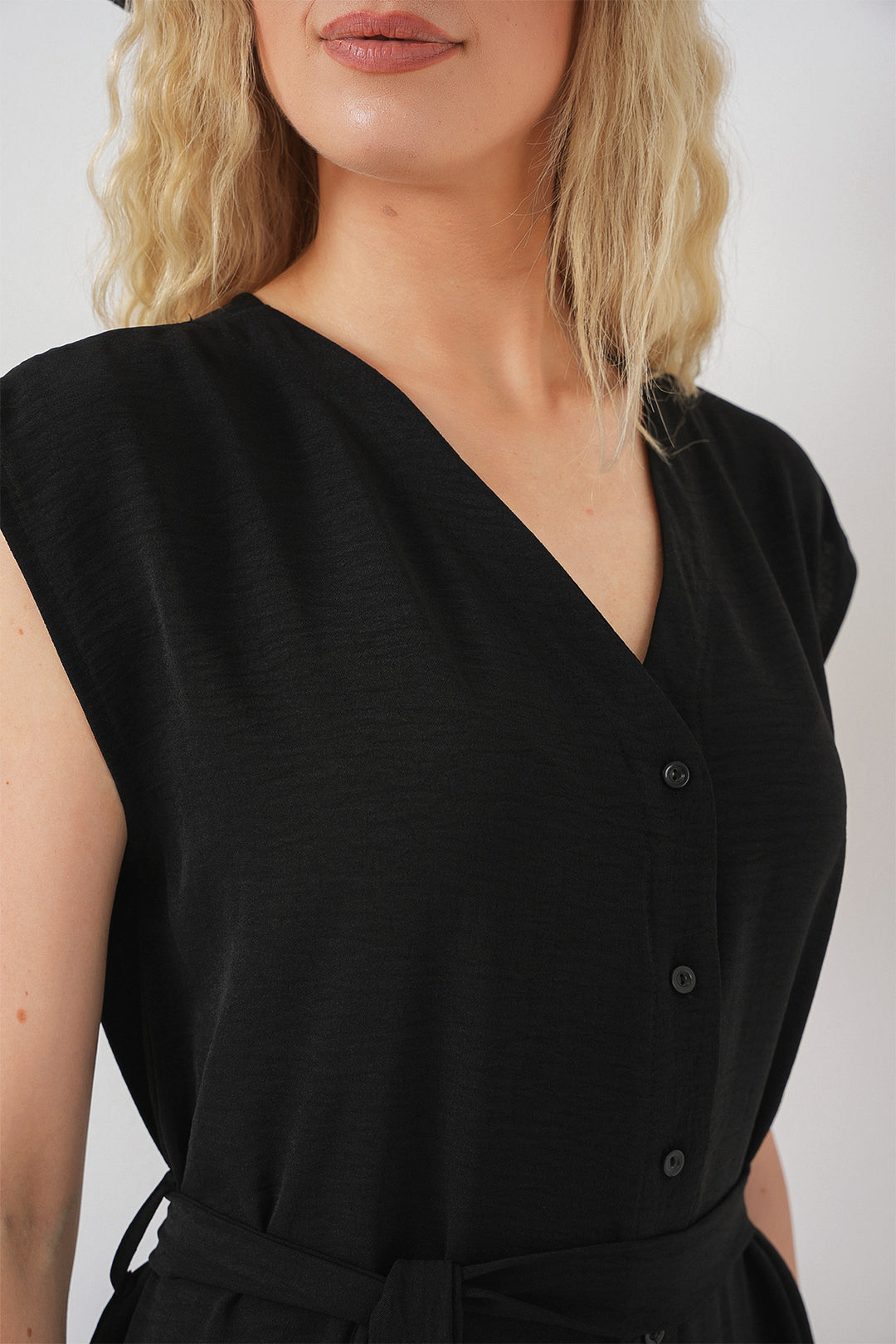 Bigdart Robe Aérobin à Ceinture Sans Manches Femme 2568 - Noir