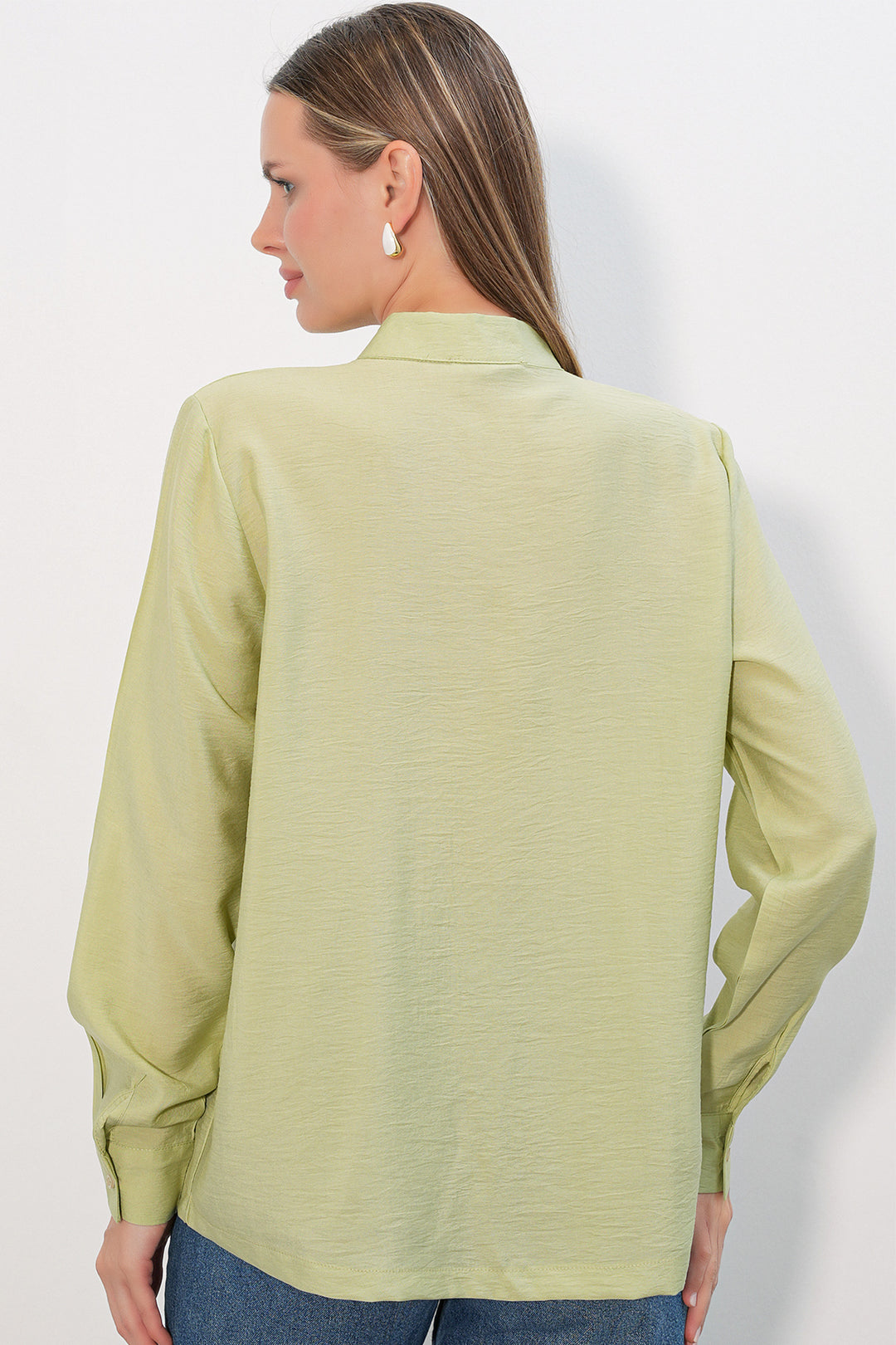 Bigdart Chemise à lacets design femme 20405 - e.Vert