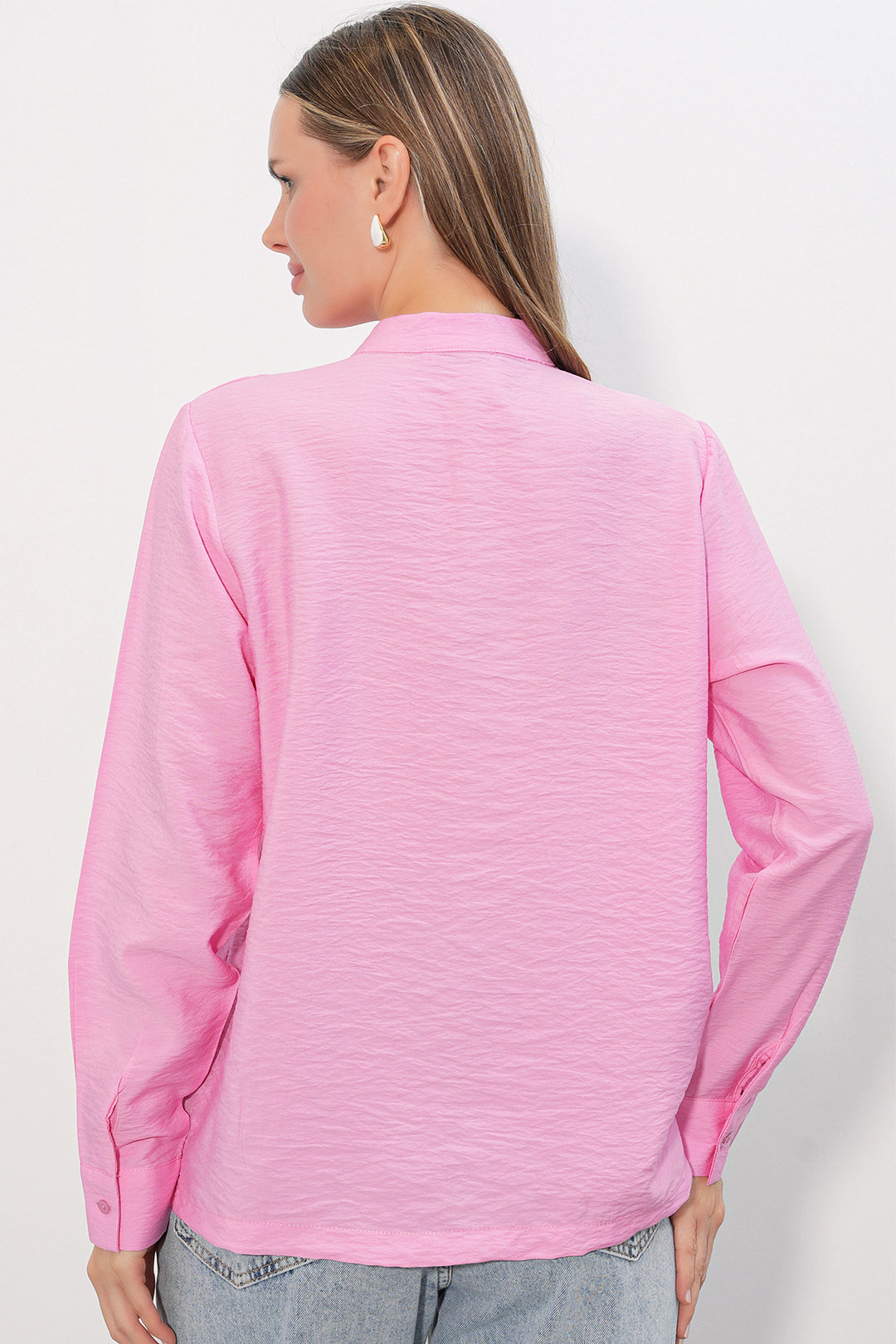 Bigdart Chemise à lacets design femme 20405 - Rose