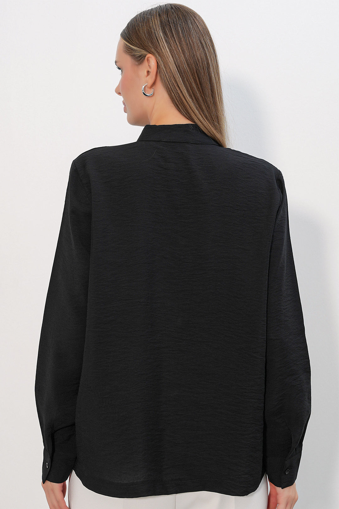 Bigdart Chemise à lacets design femme 20405 - Noir
