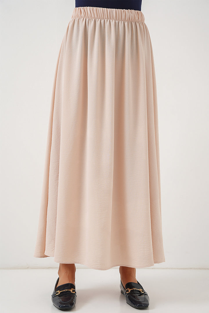 Bigdart Jupe longue en ayrobin pour femmes 8050 - Beige