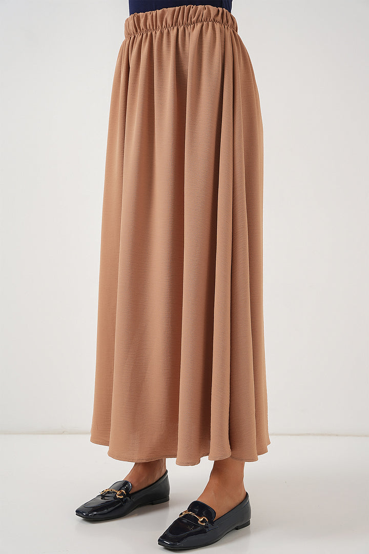 Bigdart Jupe longue en ayrobin pour femmes 8050 - Camel