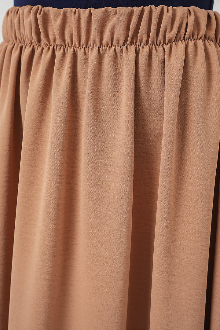 Bigdart Jupe longue en ayrobin pour femmes 8050 - Camel