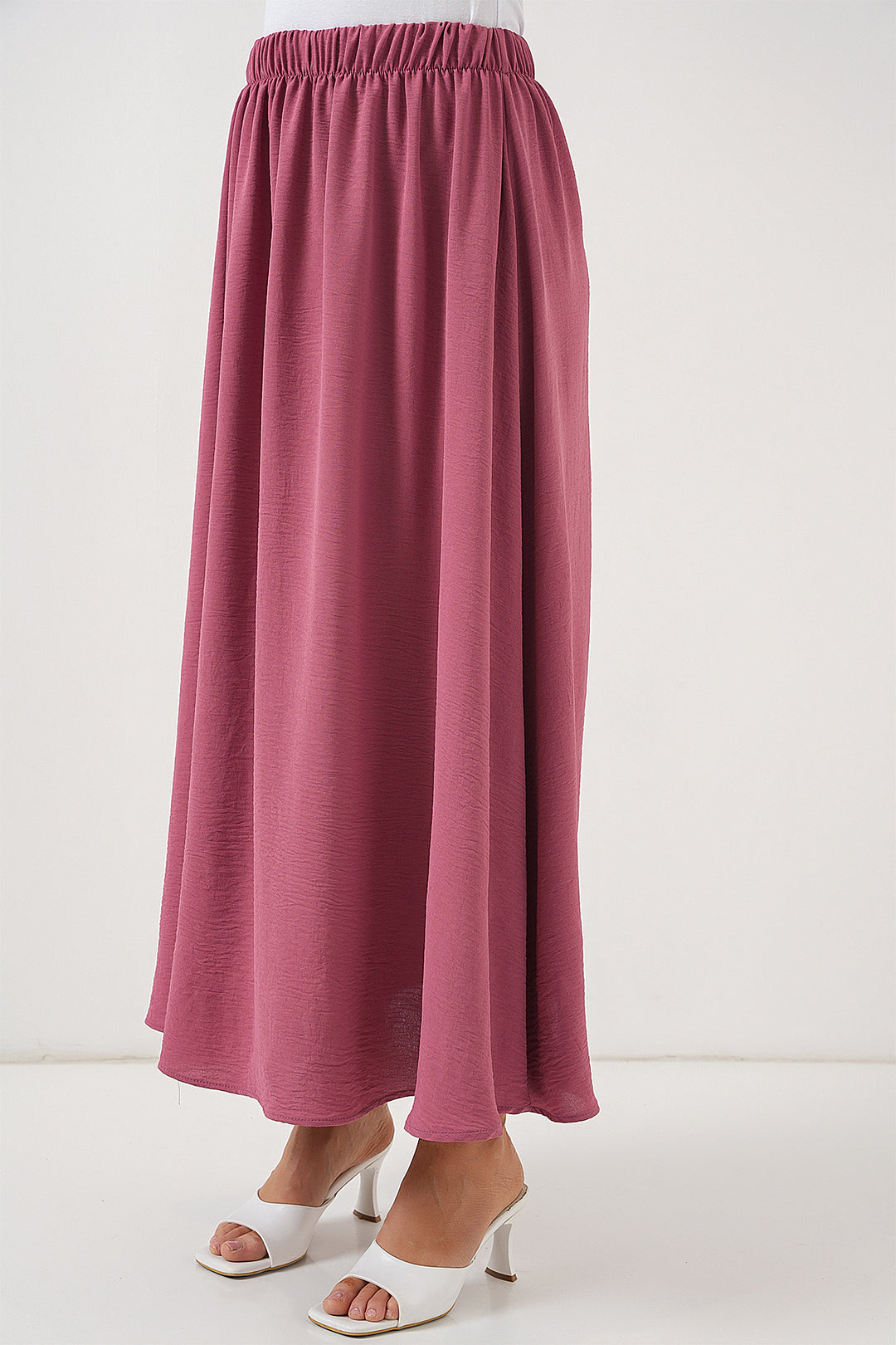 Bigdart Jupe longue en ayrobin pour femmes 8050 - Rose thé