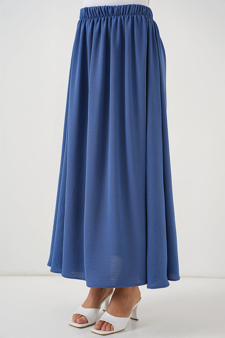 Bigdart Jupe longue en ayrobin pour femmes 8050 - Indigo