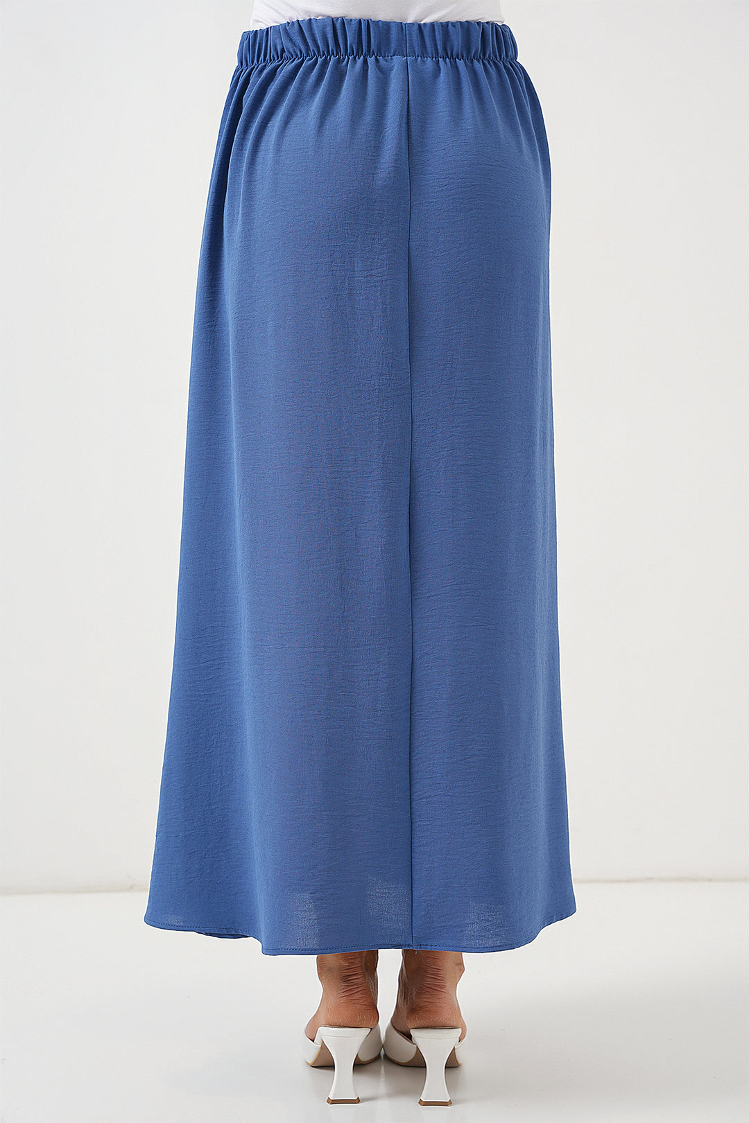 Bigdart Jupe longue en ayrobin pour femmes 8050 - Indigo