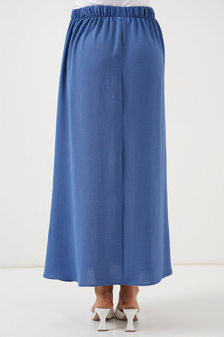 Bigdart Jupe longue en ayrobin pour femmes 8050 - Indigo