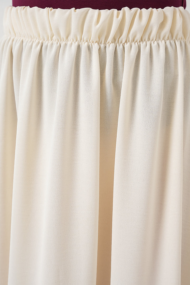 Bigdart Jupe longue en ayrobin pour femmes 8050 - Crème