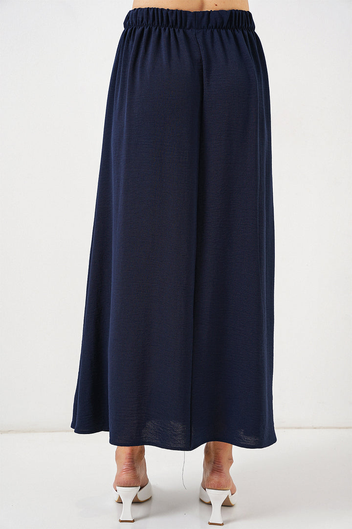 Bigdart Jupe longue en ayrobin pour femme 8050 - Bleu marine