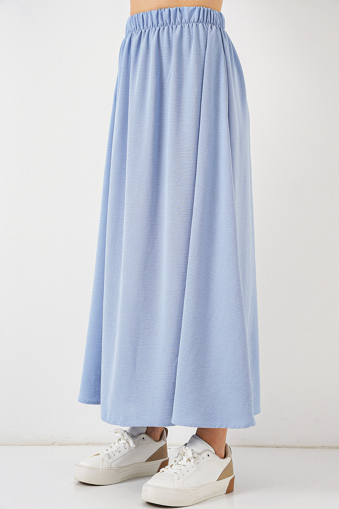Bigdart Jupe longue en ayrobin pour femmes 8050 - Bleu