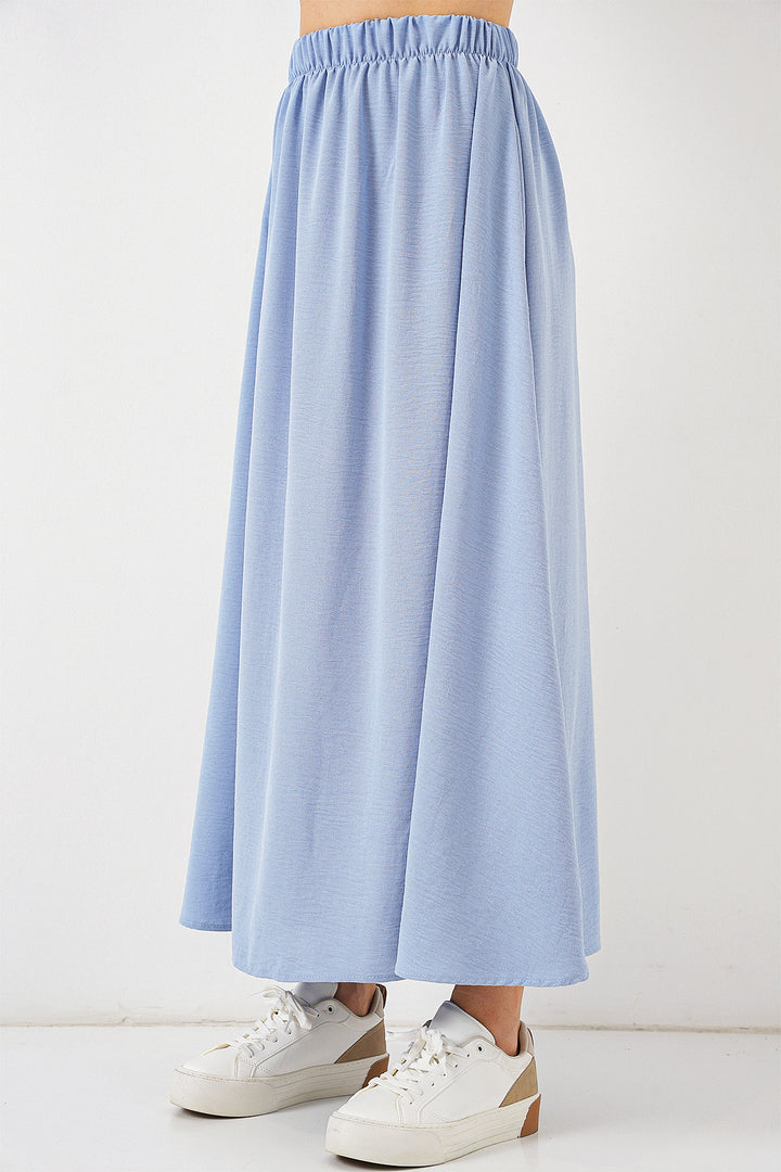 Bigdart Jupe longue en ayrobin pour femmes 8050 - Bleu