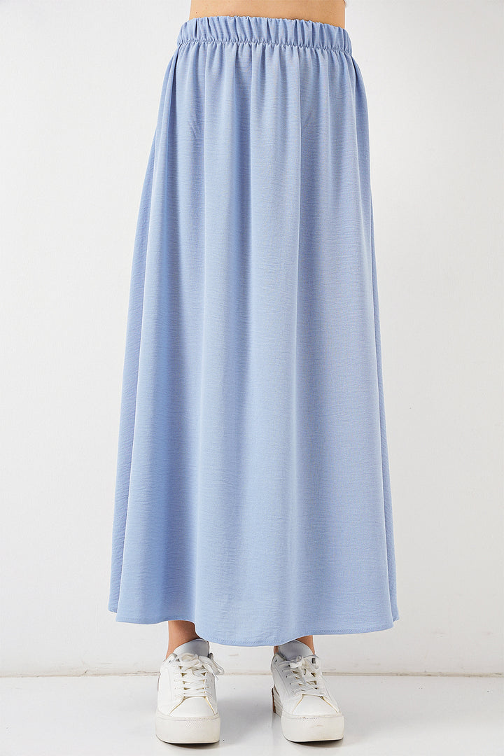Bigdart Jupe longue en ayrobin pour femmes 8050 - Bleu