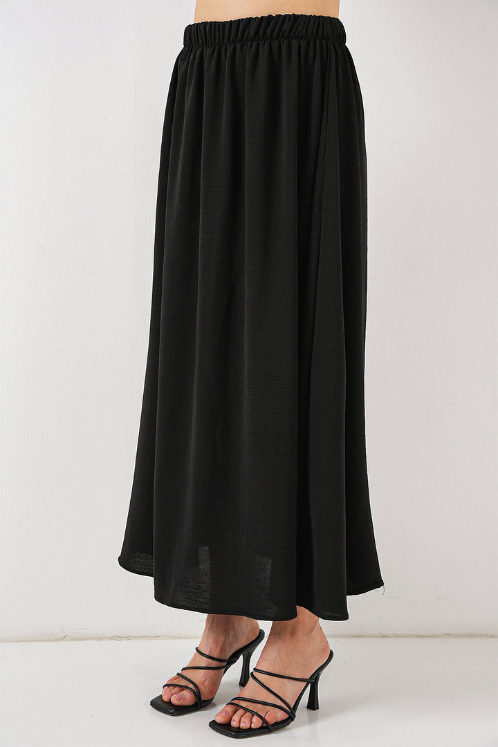 Bigdart Jupe longue en ayrobin pour femmes 8050 - Noir