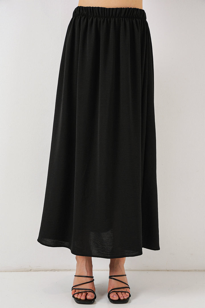 Bigdart Jupe longue en ayrobin pour femmes 8050 - Noir