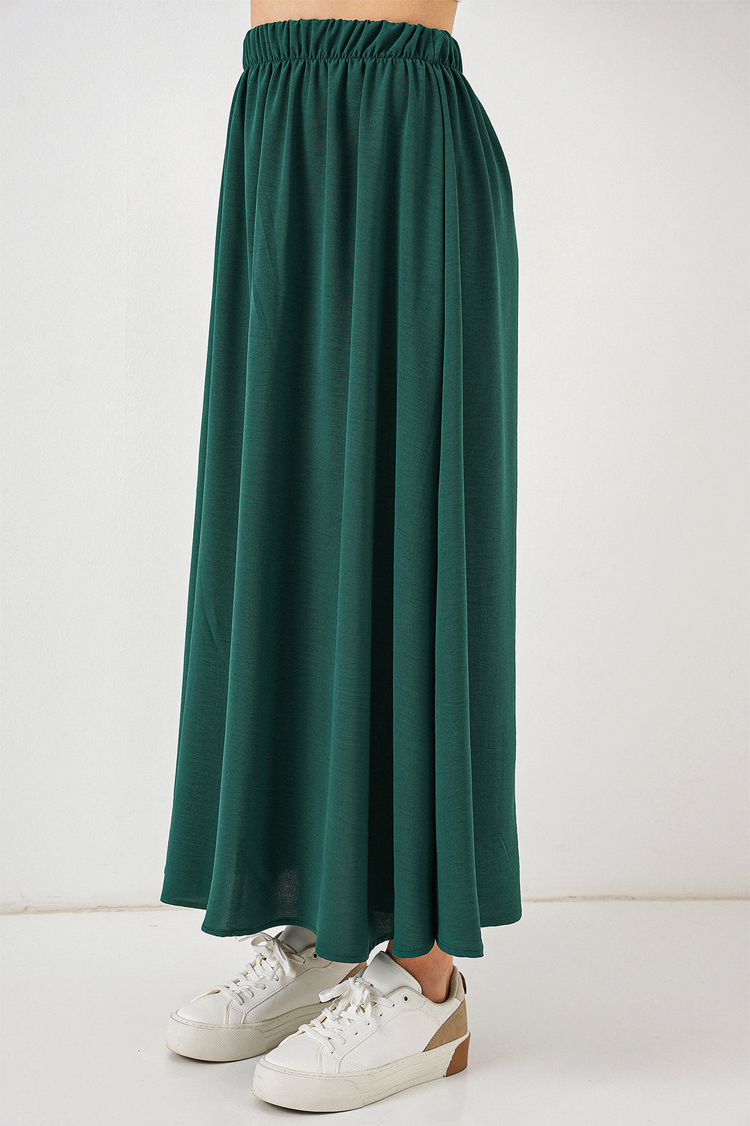 Bigdart Jupe longue en ayrobin femme 8050 - Vert émeraude
