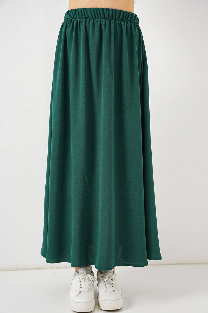 Bigdart Jupe longue en ayrobin femme 8050 - Vert émeraude