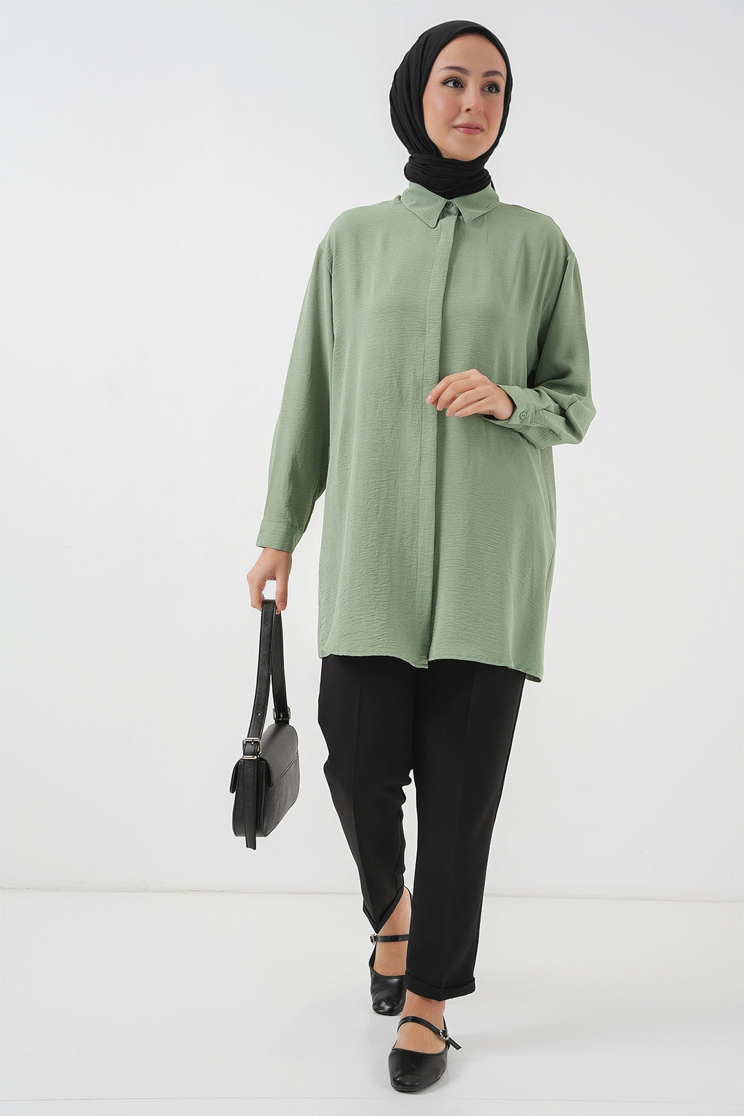 Bigdart Chemise Tunique Longue Femme 5945 - çağla