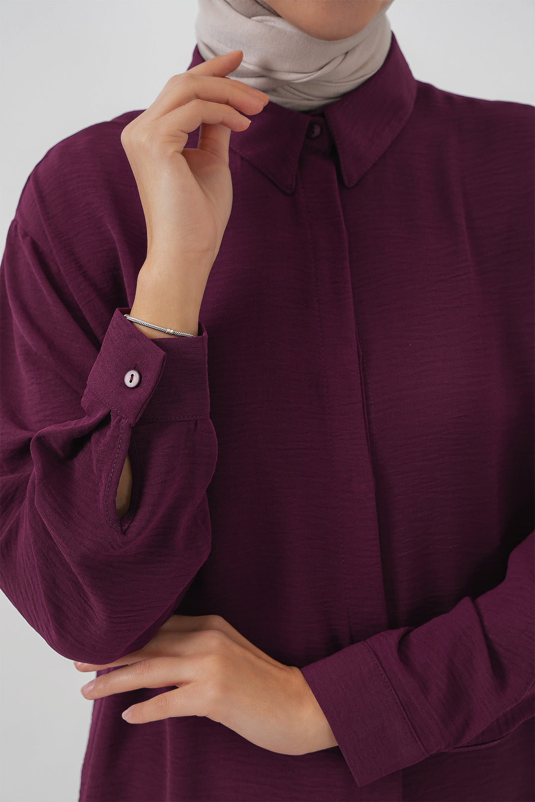 Bigdart Tunique Chemise Longue Femme 5945 - Violet