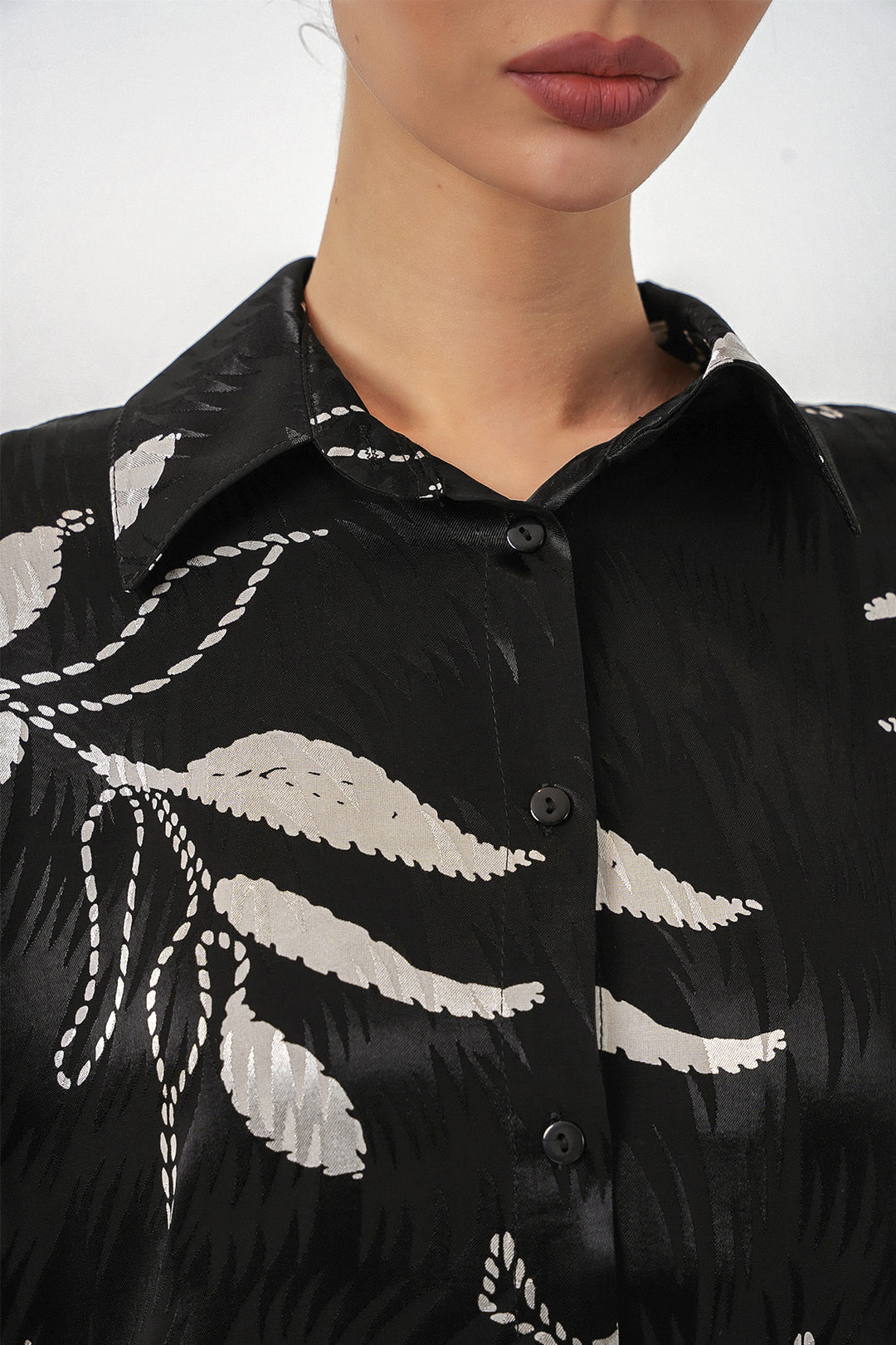 Bigdart Ensemble haut et bas à col long femme 30089 - Noir
