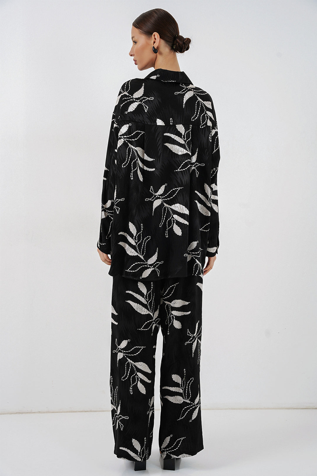 Bigdart Ensemble haut et bas à col long femme 30089 - Noir