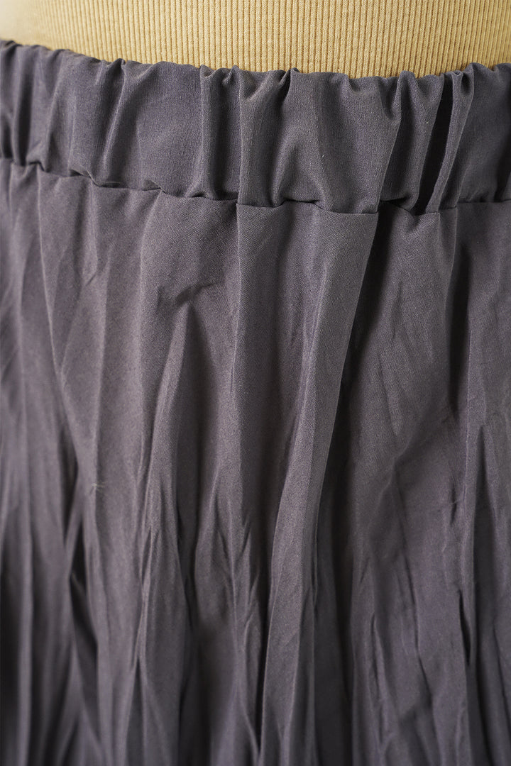 Bigdart Jupe longue froissée femme 8042 - Anthracite