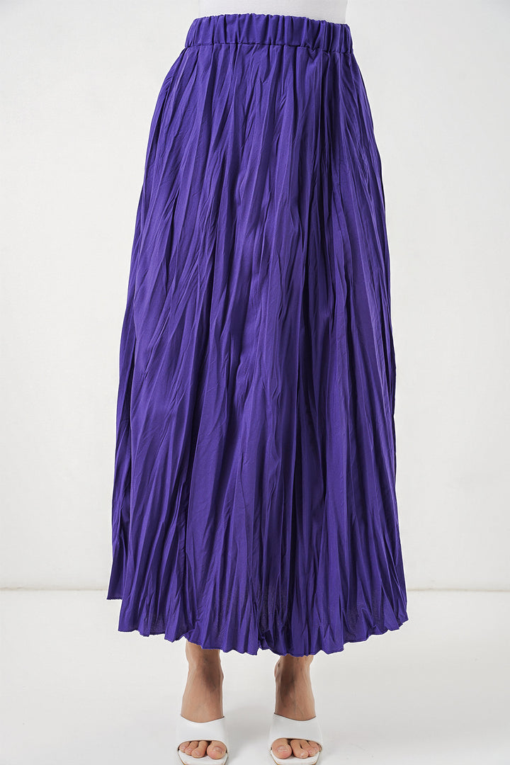 Bigdart Jupe longue froissée femme 8042 - Violet