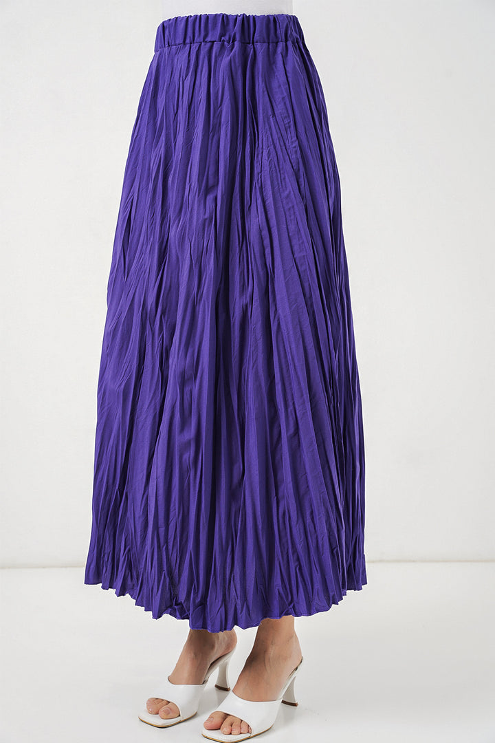 Bigdart Jupe longue froissée femme 8042 - Violet