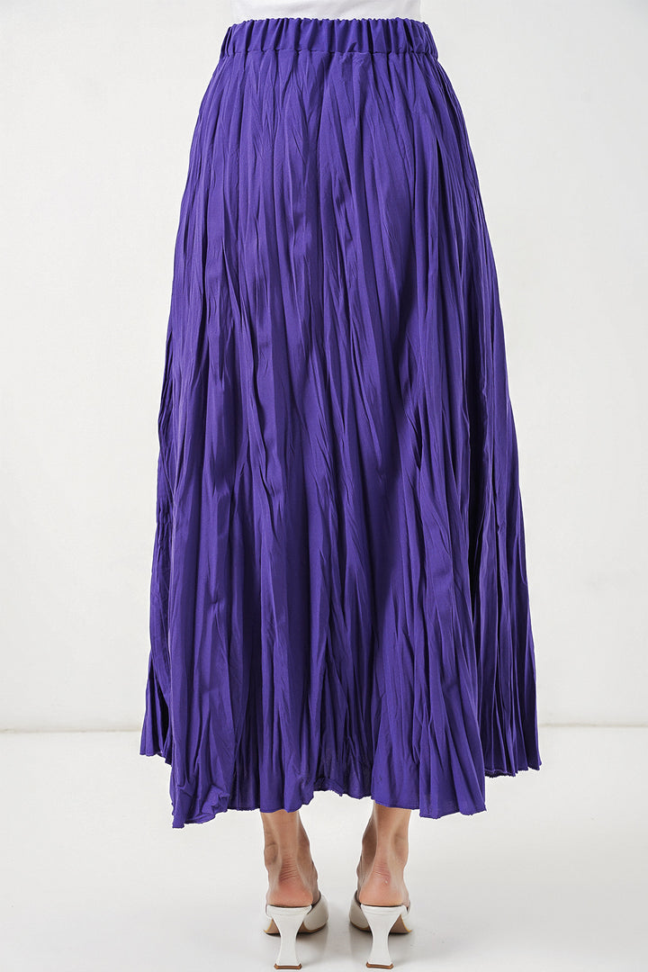 Bigdart Jupe longue froissée femme 8042 - Violet