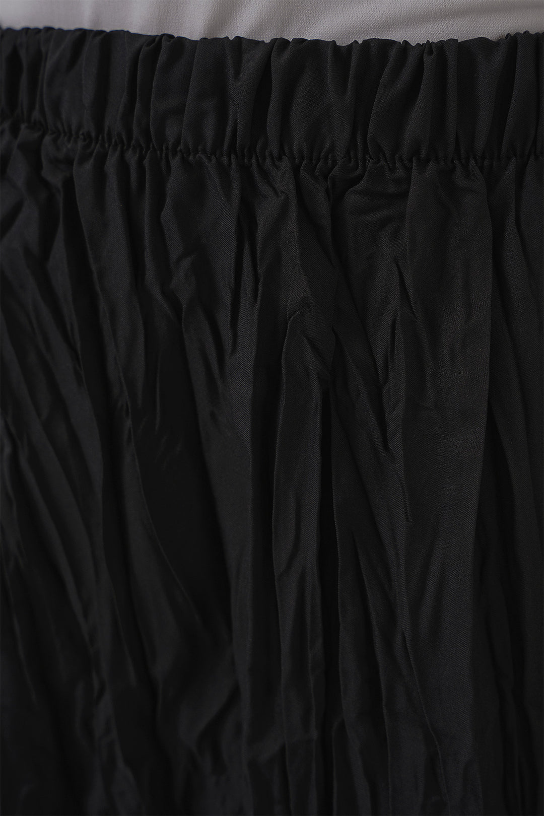 Bigdart Jupe longue froissée pour femme 8042 - Noir