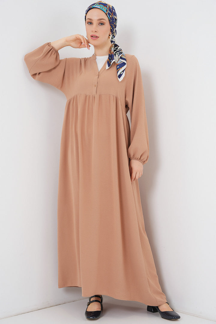 Bigdart Robe longue de hijab pour femme 2525 - Biscuit