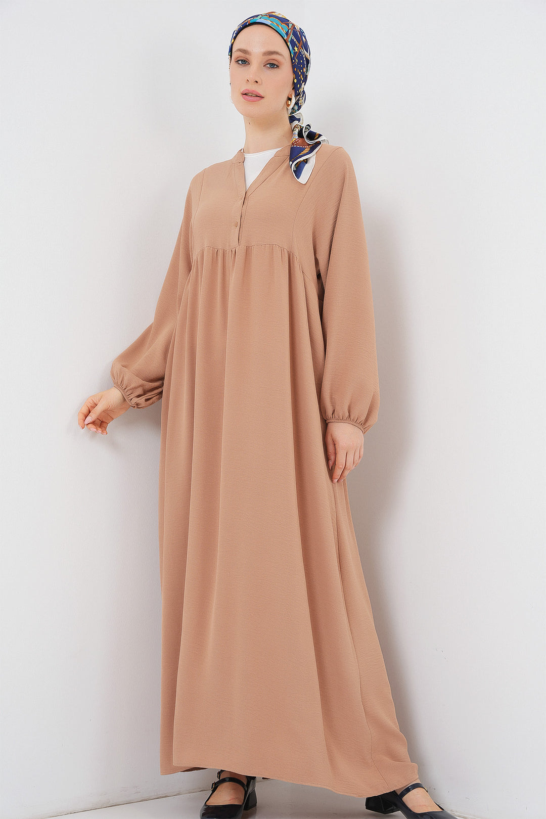 Bigdart Robe longue de hijab pour femme 2525 - Biscuit