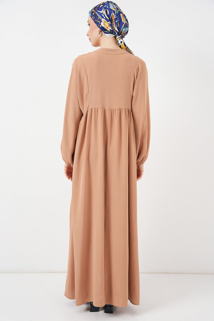 Bigdart Robe longue de hijab pour femme 2525 - Biscuit