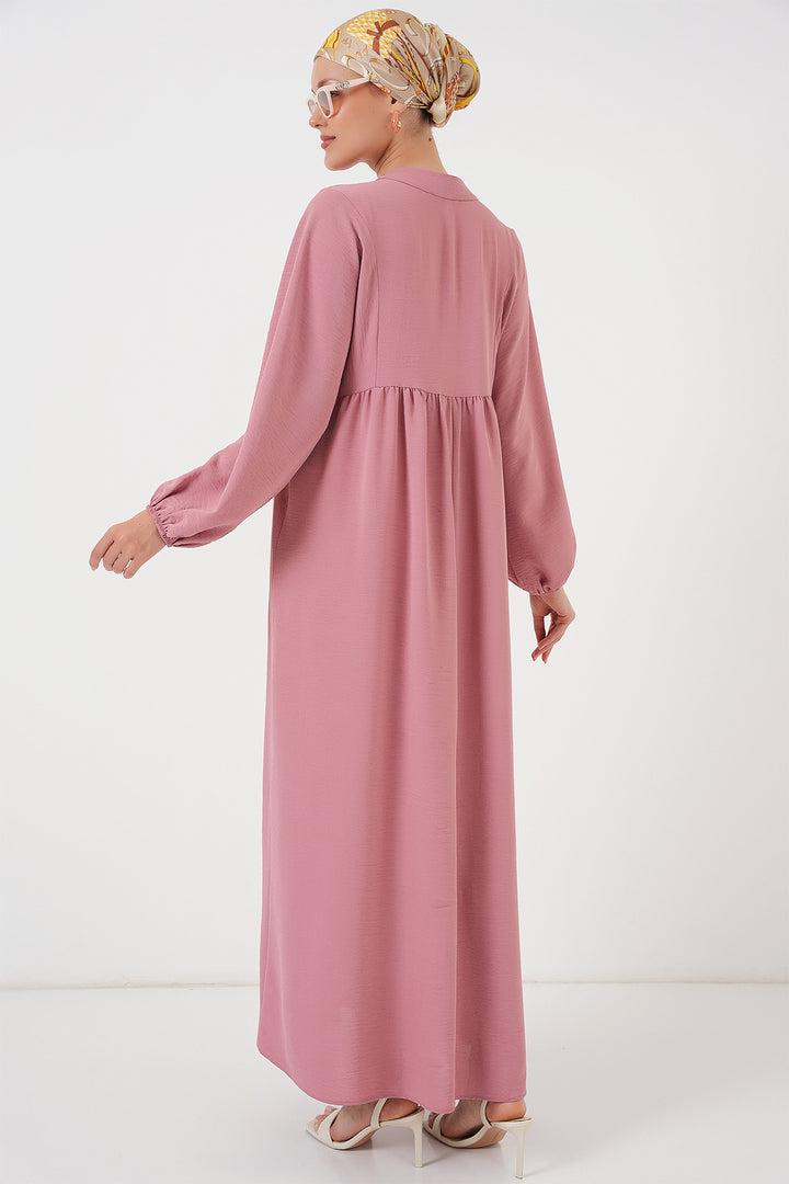 Bigdart Robe longue de hijab pour femme 2525 - Vieux rose