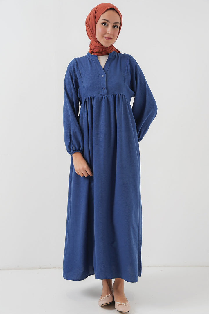 Bigdart Robe longue de hijab pour femmes 2525 - Indigo