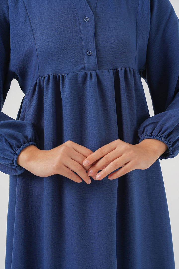 Bigdart Robe longue de hijab pour femmes 2525 - Indigo