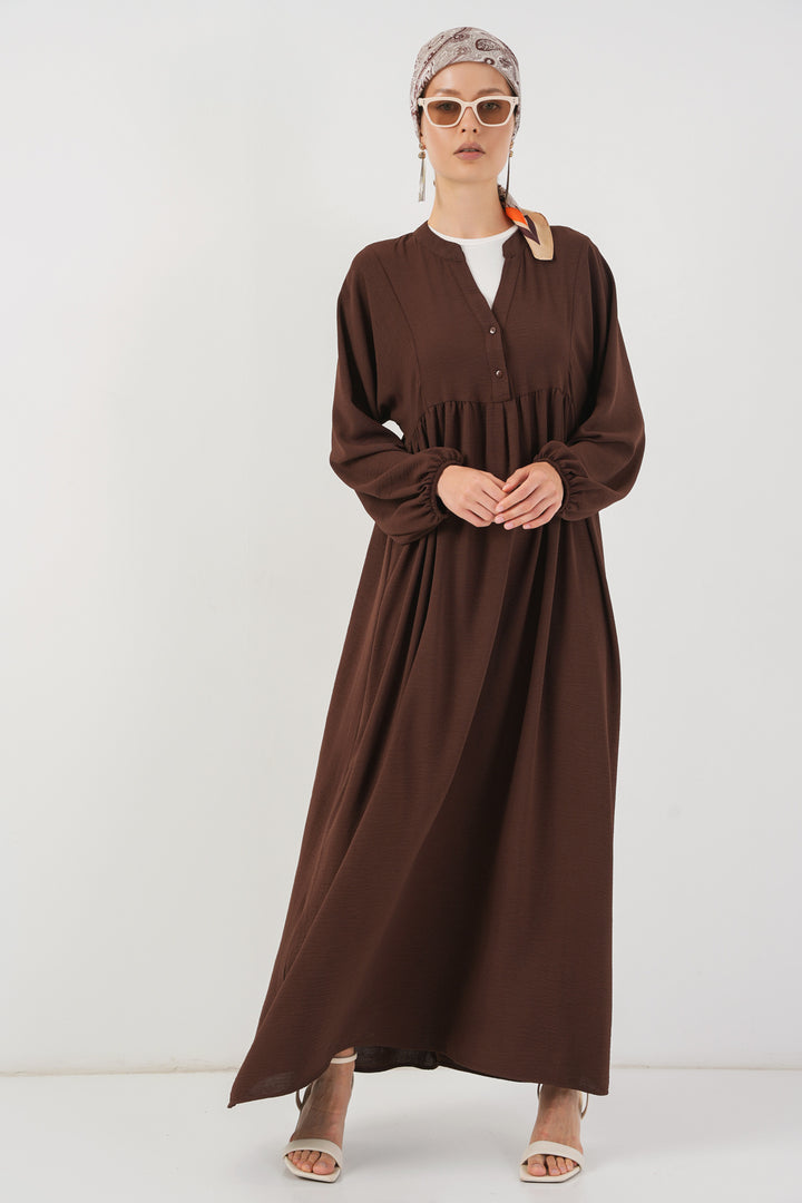 Bigdart Robe longue femme 2525 - Marron