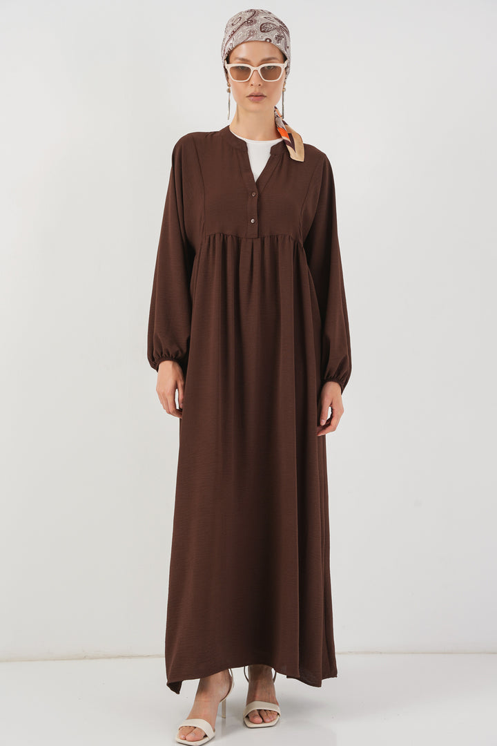 Bigdart Robe longue femme 2525 - Marron