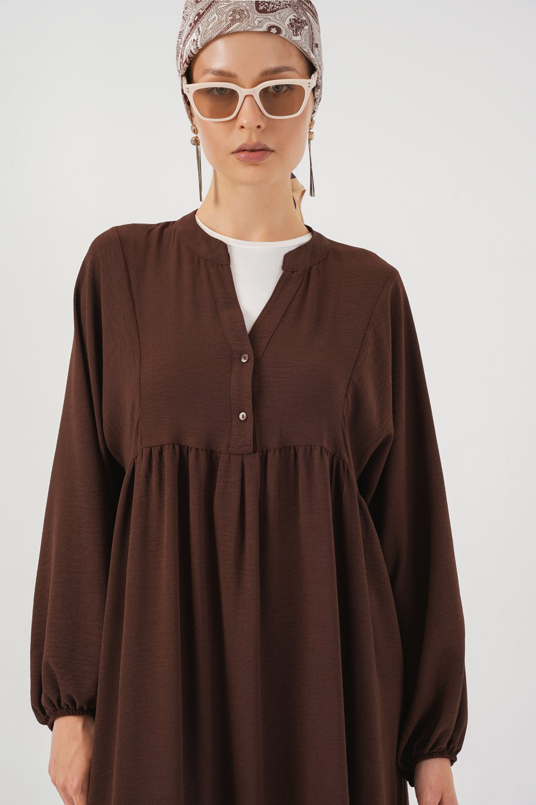 Bigdart Robe longue femme 2525 - Marron