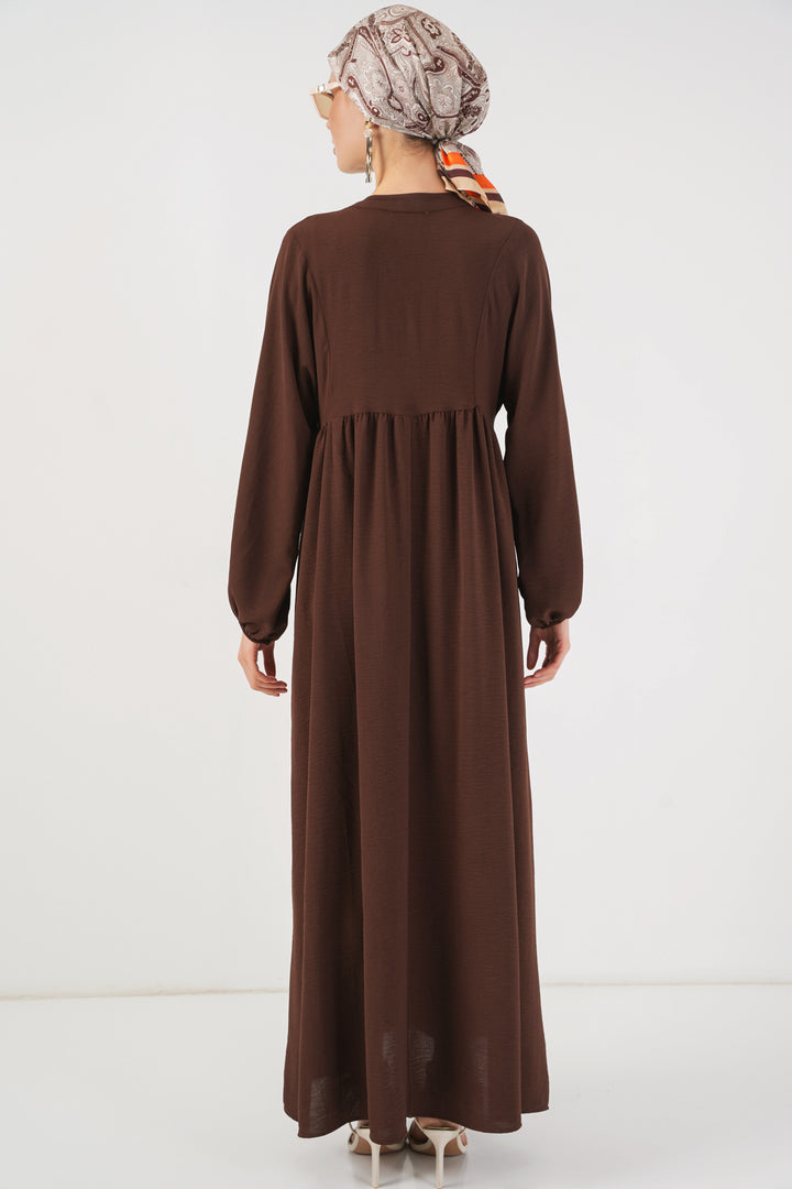 Bigdart Robe longue femme 2525 - Marron