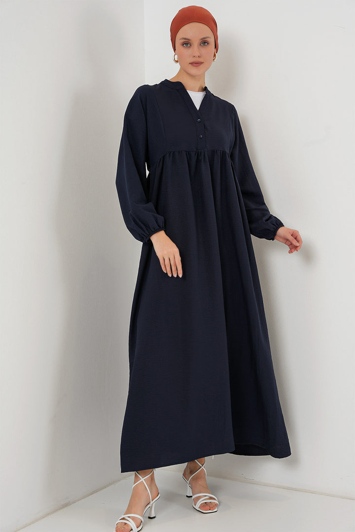Bigdart Robe longue de mode pour femme 2525 - Bleu marine