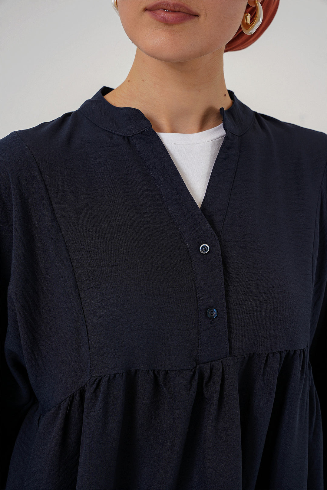 Bigdart Robe longue de mode pour femme 2525 - Bleu marine