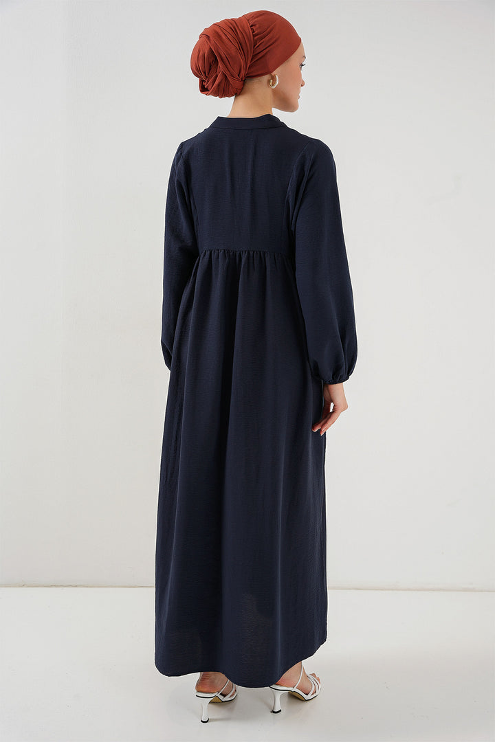 Bigdart Robe longue de mode pour femme 2525 - Bleu marine